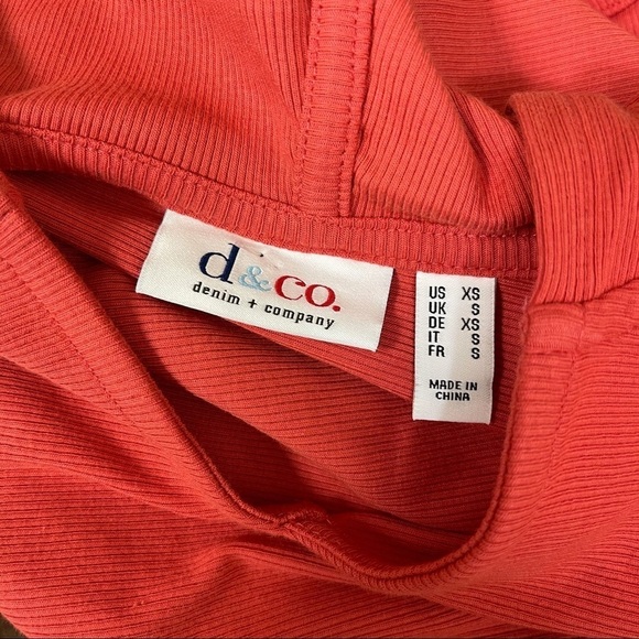 DENIM‎ & Co. Ribbed V-Neck Long- Sleeve Tunic with - Picture 5 of 6